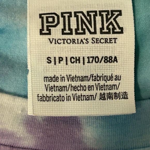 LIKE NEW! Women's PINK Tie Dye Touched T-shirt Dress - SMALL - Picture 11 of 11